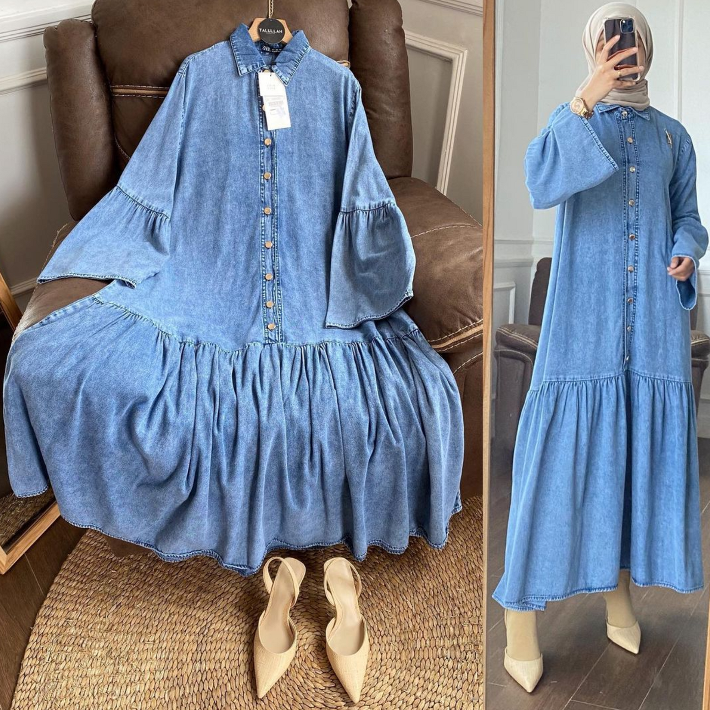Zenia DENIM ABAYA
