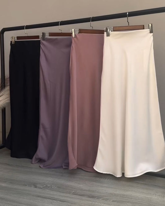 SATIN AL ARAB SKIRT