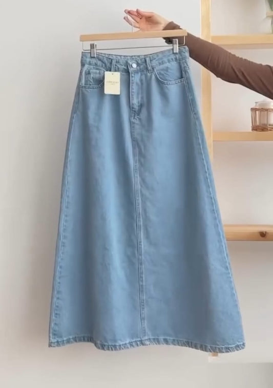 Korean Denim Skirt